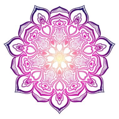 Renkli mandala süsü