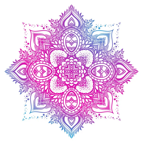 Ornament mandala colorat — Vector de stoc