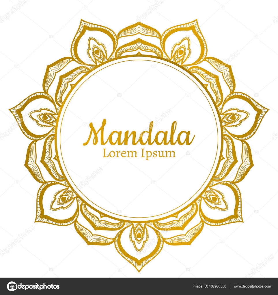 Golden Mandala logo template Stock Vector Image by ©irska_no #137908358