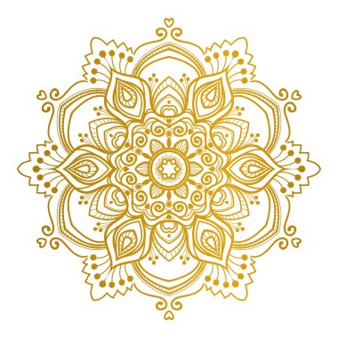 Altın Mandala Süslemesi