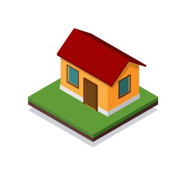 renk ev illüstrasyon