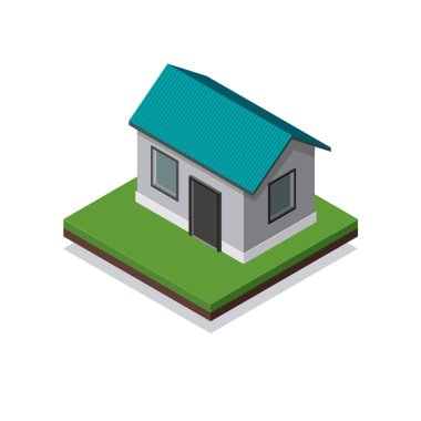 renk ev illüstrasyon