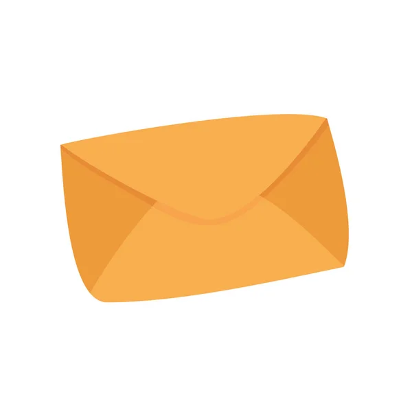 Brown envelope icon — Stock Vector