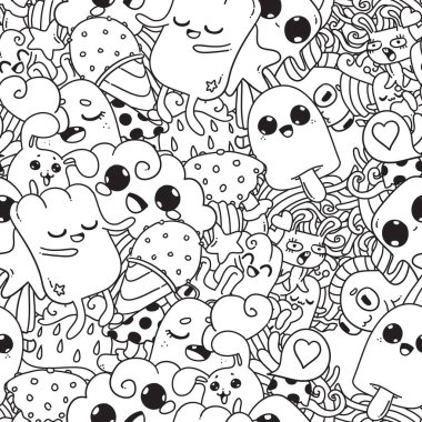 Lezzetli tatlılar desen