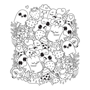 Lezzetli tatlılar desen 