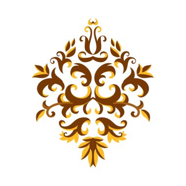 Vektör süslü öğe tasarımı