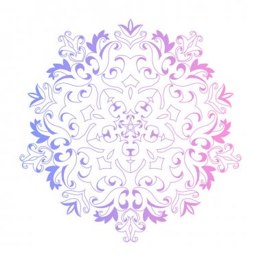 Vektör süslü öğe tasarımı