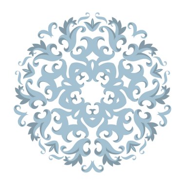 Vektör süslü öğe tasarımı