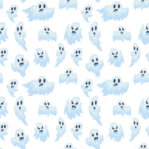 векторный безсемянный рисунок Хэллоуина
