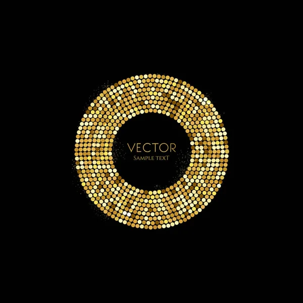 Glans goud vector luxe achtergrond — Stockvector