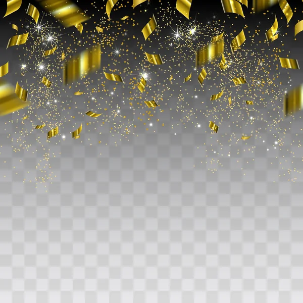 Altın konfeti ile arka plan