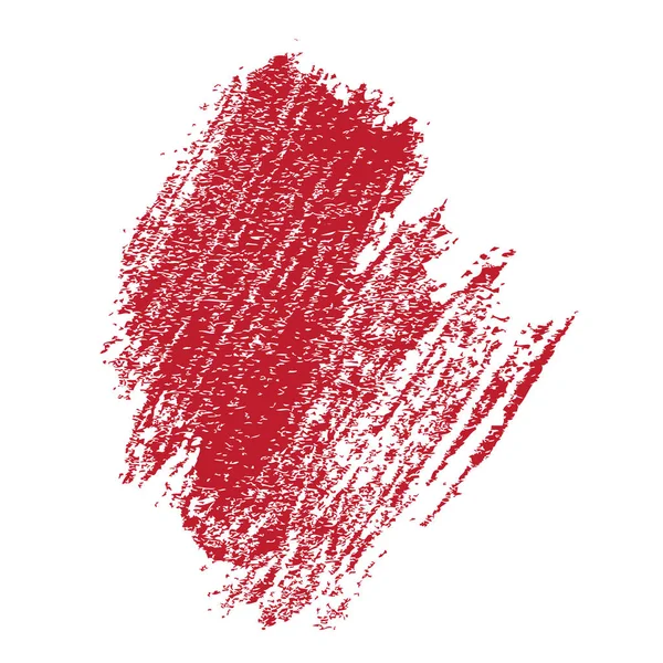 Rojo Grunge Brush Stroke Vector Eps Ilustración — Vector de stock