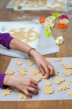 Noel kurabiye pişirme