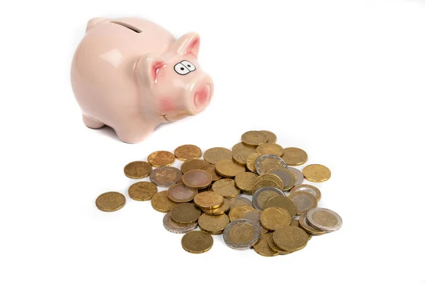 Conceito Dinheiro Piggy Bank Poupança — Fotografia de Stock