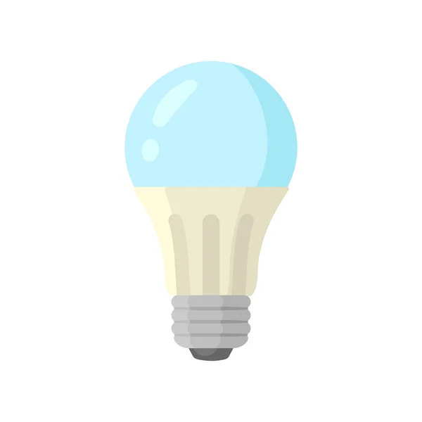 LED blauwe lamp lamp vector kleurrijk pictogram — Stockvector