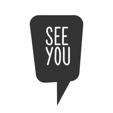 Kısa ileti vektör simgesine sahip konuşma balonu