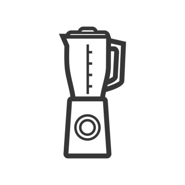 Tablo karıştırıcı ana hatları tek izole vektör simgesi