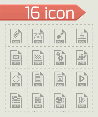 Vektör dosya türü simgesini ayarla