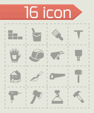 vektör inşaat Icon set