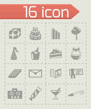 vektör doğum Icon set