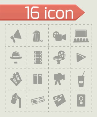 vektör sinema Icon set