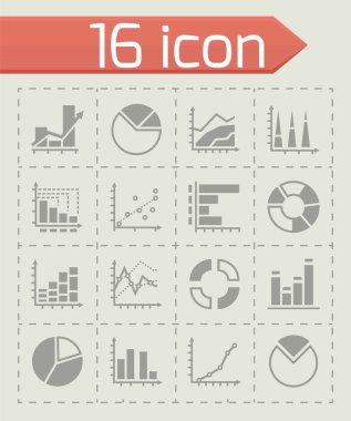 Vektör diyagramları Icon set