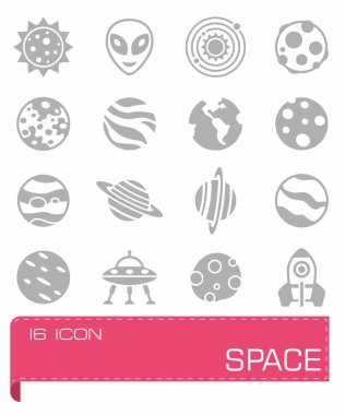 Vektör uzayı Icon set