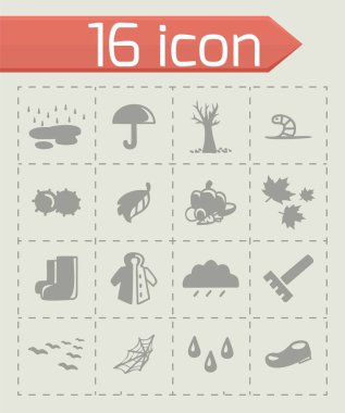 Vektör sonbahar Icon set