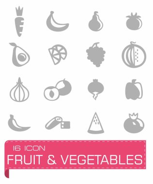 Vektör çiçek Icon set