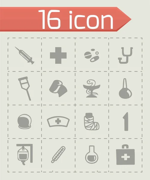 Vektör tıp Icon set — Stok Vektör