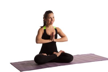 Kız streç yoga pilates izole
