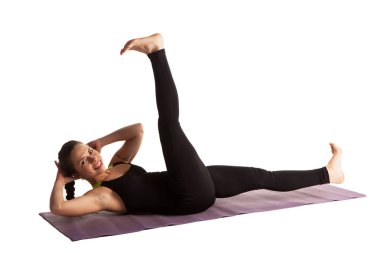 Kız streç yoga pilates izole
