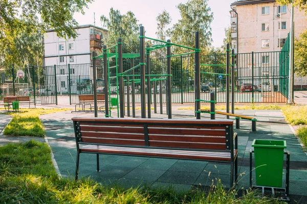 Sport playground workout place concept — Stock Photo, Image