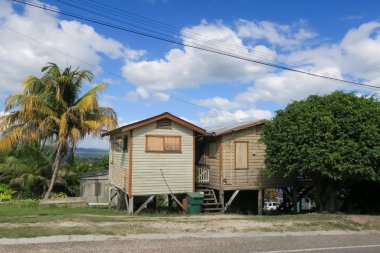 An ordinary life in San Ignacio, the second biggest town in Belize clipart
