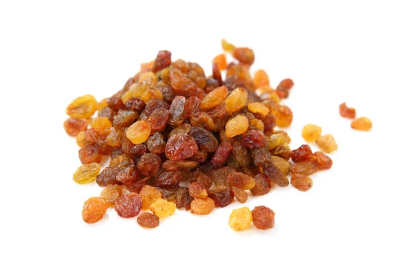 Raisins White Background Dried Grapes — Stock Photo, Image