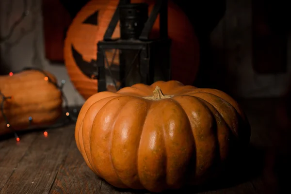 Calabazas de halloween naranja — Foto de Stock