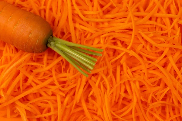 Carrot Grated Background Close Orange — Stock Photo, Image