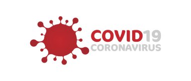  Bir virüs molekülü olan Coronavirüs 'ün çizimi