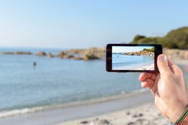 Sardinya küçük plaj