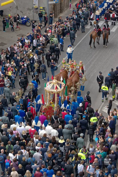 Processione religiosa di Sant'Efisio — Foto Stock