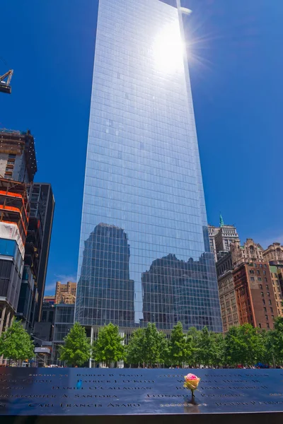 Memorial de 11 de setembro em Nova York — Fotografia de Stock