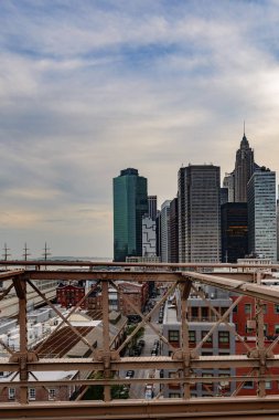 New York 'taki Brooklyn Köprüsü