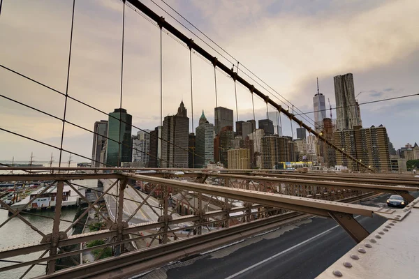 Ponte di Brooklyn a New York City — Foto Stock