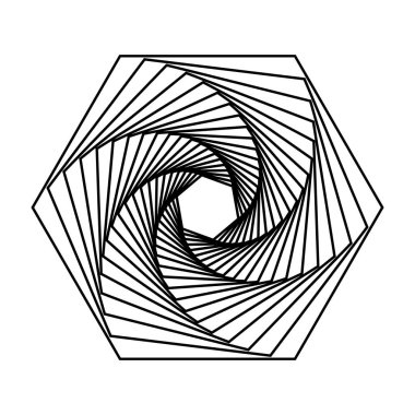 Çizgili sanat logolu modern çizgi çizimi. Doğrusal grafik. Soyut teknoloji logosu. Moda sanatı. Kartvizit. İnce çizgi tasarımı. İzole vektör işareti sembolü. Modern vektör.