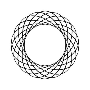 Kartvizitte siyah çizgili sanat logosu çerçevesi var. Moda illüstrasyon. İzole vektör tasarımı. El çizimi set. İş konsepti. Tasarım şablonu. Retro tasarım. Vektör amblemi.