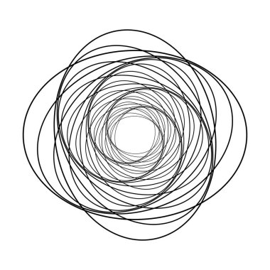 Çizgili sanat logolu modern çizgi çizimi. Doğrusal grafik. Soyut teknoloji logosu. Moda sanatı. Kartvizit. İnce çizgi tasarımı. İzole vektör işareti sembolü. Modern vektör.