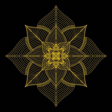 Modern paper art card with gold pattern abstract background for decorative design. Golden color illustration. Luxury golden background. Geometric print. Abstract geometric frame. Creative minimal.