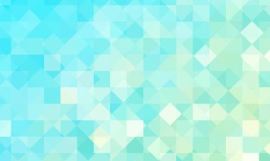 Mavi ve beyaz karelerden oluşan duvar kağıtları, eşkenar dörtgenler. Soyut resim. Vektör illüstrasyonu.