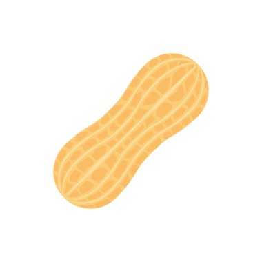 Fıstık. İzole vektör illüstrasyonu.