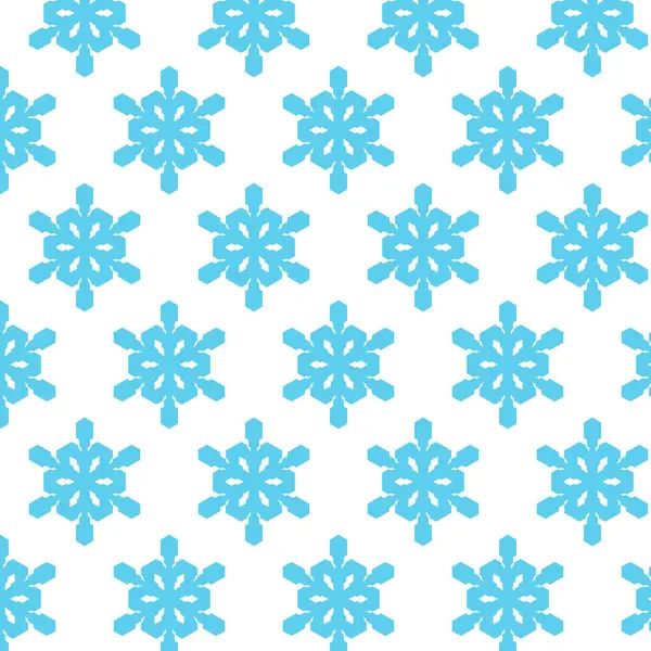 Copos Nieve Azules Textura Perfecta Los Copos Nieve Ilustración Vectorial — Vector de stock